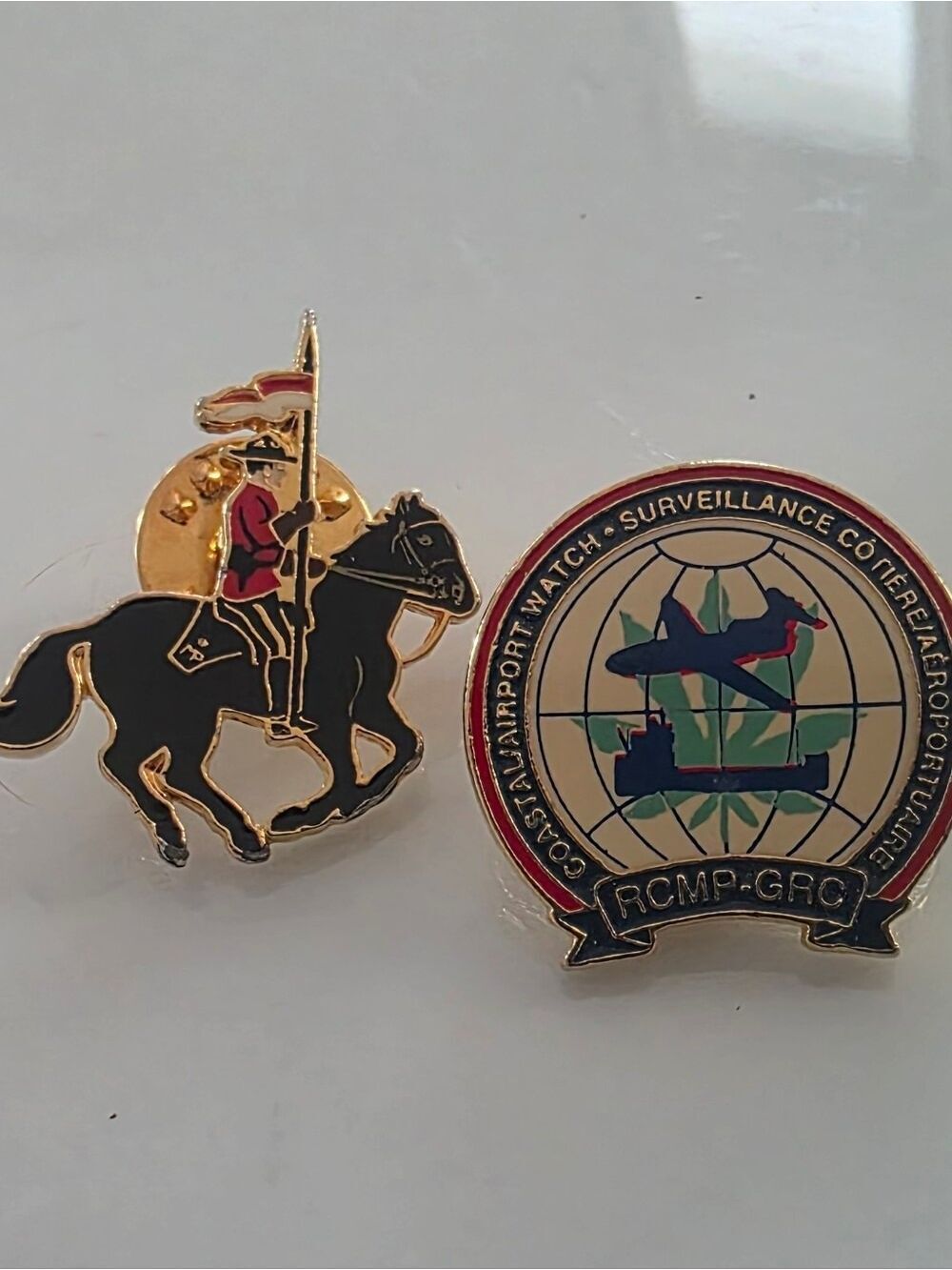 RCMP Pins Brooch Airport Coastal Watch